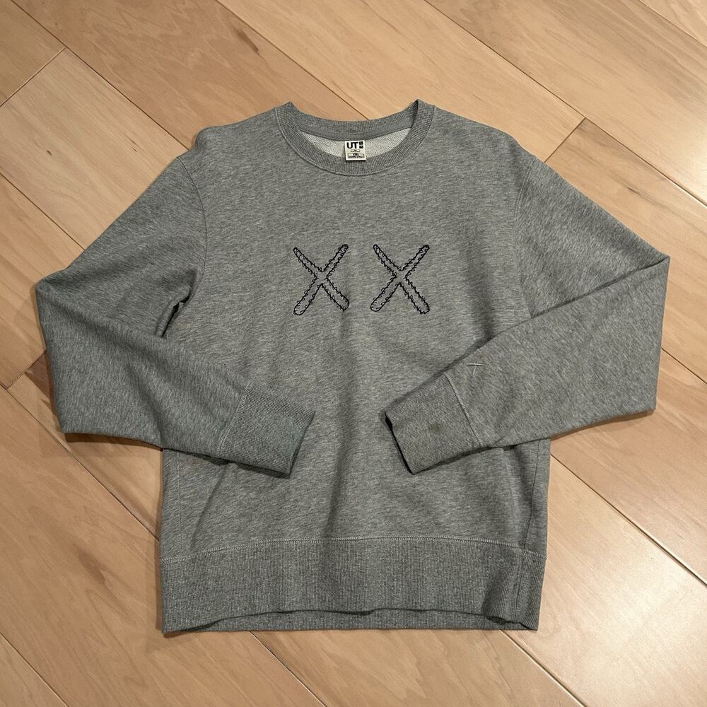 KAWS x Sesame Street x Uniqlo Crew Sweatshirt *Stains Men’s XS